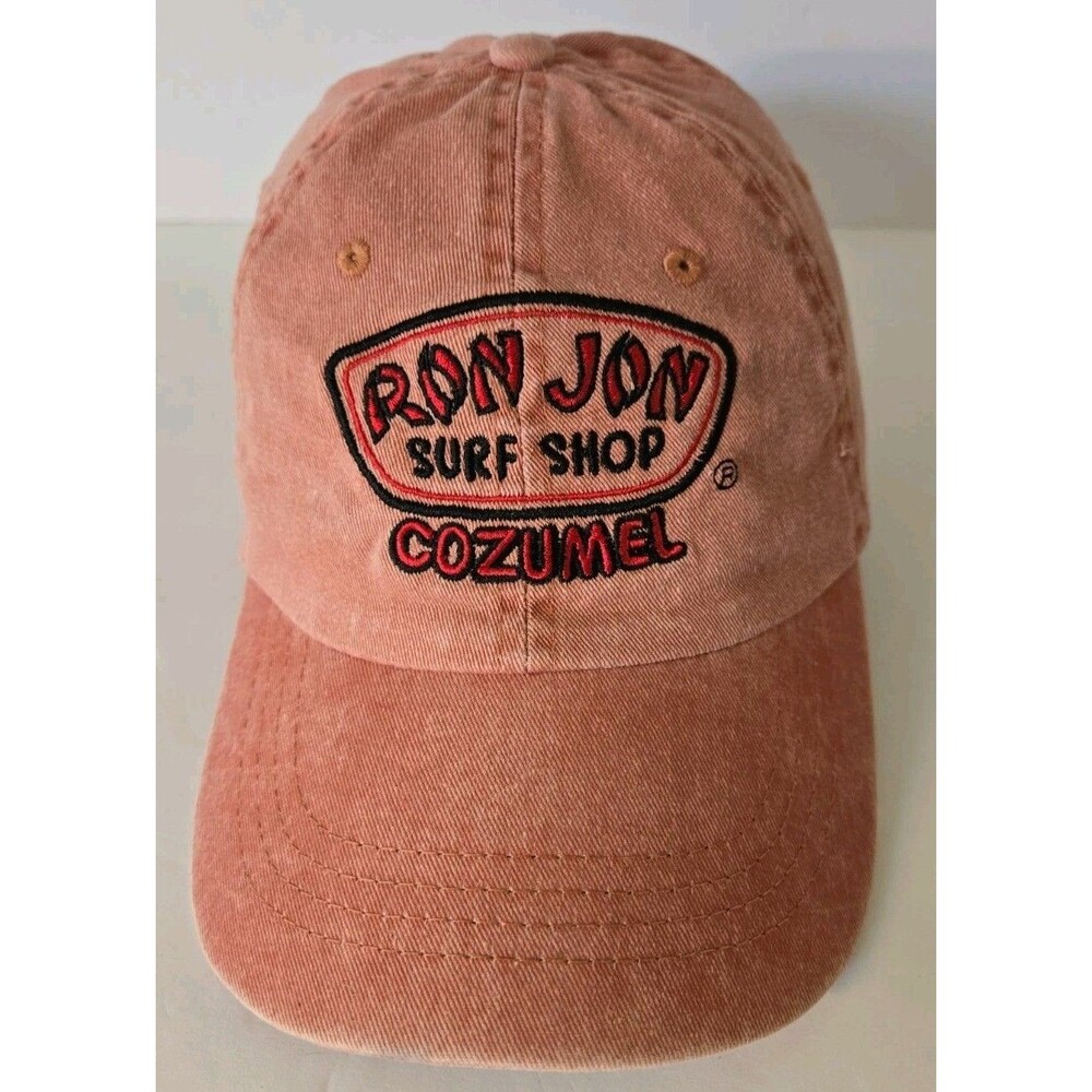 Ron Jon Surf Shop Cozumel Mexico Embroidered Strapback Hat Baseball Cap Logo